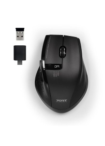 Port Designs 900703 myszka Po prawej stronie RF Wireless Optyczny 1600 DPI