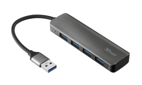 HUB USB Trust Halyx Aluminium 4x USB 3.2 (23327) - 928436
