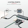 HUB USB Trust Halyx Aluminium 4x USB 3.2 (23327) - 928438