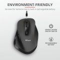 MYSZ TRUST Fyda Rechargeable Wireless Comfort Black - 783804