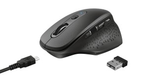 Trust Ozaa myszka RF Wireless Optyczny 2400 DPI Po prawej stronie