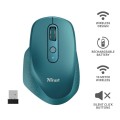MYSZ TRUST OZAA RECHARGEABLE MOUSE BLUE - 878390