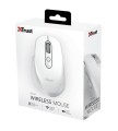 MYSZ TRUST OZAA RECHARGEABLE MOUSE WHITE - 878358