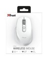 MYSZ TRUST OZAA RECHARGEABLE MOUSE WHITE - 878359