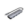 UNITEK HUB USB-C 3XUSB 3.1 GEN1, PD 100W, SD/MSD - 860061