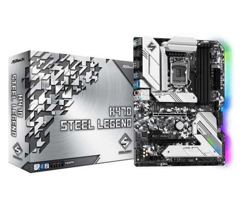 Płyta ASRock H470 Steel Legend /H470/DDR4/SATA3/M.2/USB3.1/PCIe3.0/M.2/s.1200/ATX - 979858