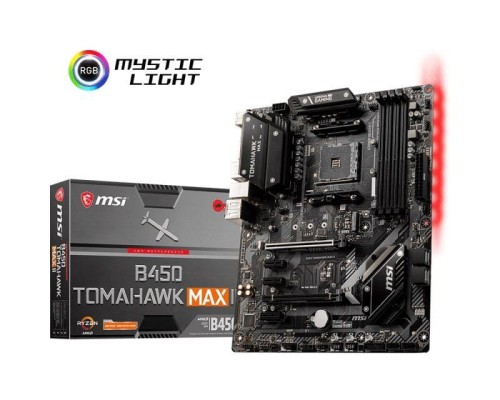 Płyta MSI B450 TOMAHAWK MAX II /AMD B450/DDR4/SATA3/M.2/USB3.1/PCIe3.0/AM4/ATX - 979972