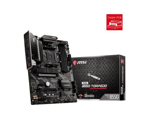 Płyta MSI MAG B550 TORPEDO /AMD B550/DDR4/SATA3/M.2/USB3.1/PCIe4.0/AM4/ATX - 979978