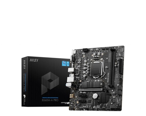 Płyta MSI B560M-A PRO /B560/DDR4/SATA3/M.2/USB3.2/PCIe3.0/s.1200/mATX - 1069317