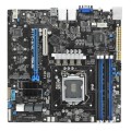 Płyta Serwerowa ASUS P11C-M/4L Xeon® E-21XXX (95W), C242, 4xDIMM, 4 Intel i210AT+1Mgt LAN, 6xSATA, 2 M.2, 1 PCIe x16+ 1 PCIe x8, 2 U3.1, micro-ATX - 1204708