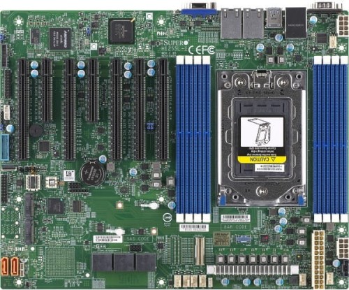Płyta Supermicro MBD-H12SSL-I-O (H12 AMD EPYC UP platform with socket SP3Zen2coreCPU, SoC) - 1151779