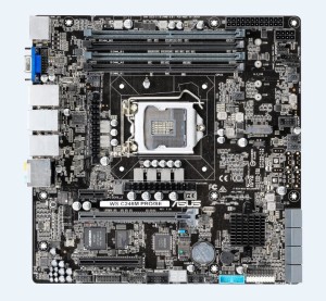 ASUS WS C246M PRO/SE, 1 x Socket LGA1151, Intel C246 Chipset,4x DDR4 2666  UDIMM non-ECC/ECC, 3x PCIe 3.0, 8x SATA, Intel Rapid Storage Technology, 1x Intel® I210AT + 1 xMgmt LAN, 1x i219-LM, 2x USB 2