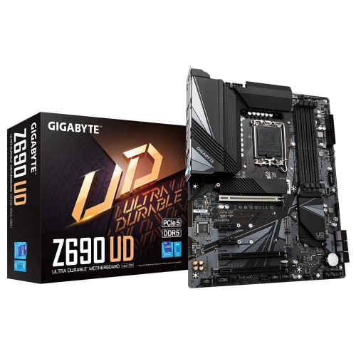 Płyta Gigabyte Z690 UD (rev. 1.0) /Z690/DDR5/SATA3/M.2/USB3.2/PCIe5.0/s.1700/ATX - 1151782