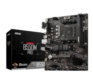 Płyta MSI B550M PRO /AMD B550/DDR4/SATA3/M.2/USB3.1/PCIe4.0/AM4/mATX