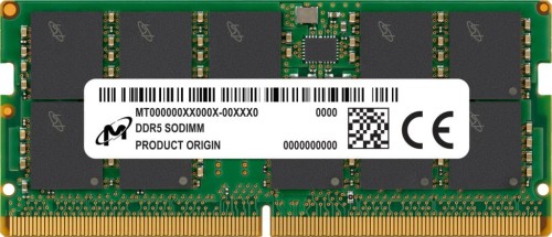 Micron SO-DIMM ECC DDR5 16GB 1Rx8 4800MHz PC5-38400 MTC10C1084S1TC48BA1R - 1219271