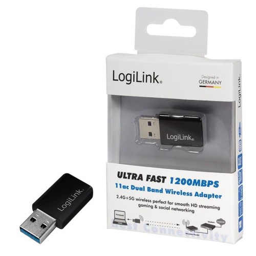 Karta sieciowa USB LogiLink WL0243 dwupasmowa, USB3.0, Ultra Fast - 980543