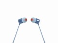 Słuchawki JBL T110 (niebieskie, z mikrofonem) - 1068210