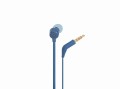 Słuchawki JBL T110 (niebieskie, z mikrofonem) - 1068214