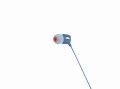Słuchawki JBL T110 (niebieskie, z mikrofonem) - 1068211