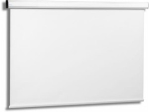 Ekran projekcyjny elektryczny do zawieszenia na suficie lub ścianie AVERS WESLE02011MWE16 1EAE0446 (sufitowy, ścienny; Do projekcji przedniej, rozwijane elektrycznie; 200 x 125 cm; 16:10; 93")