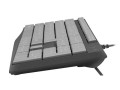 Klawiatura przewodowa Natec Flameback US slim OEM czarna - 782375
