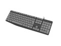 Klawiatura przewodowa Natec Flameback US slim OEM czarna - 782374