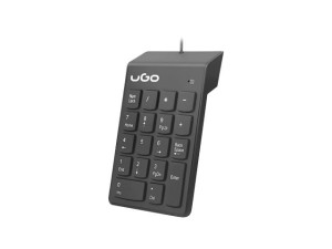 Klawiatura przewodowa UGO K140 numeryczna czarna