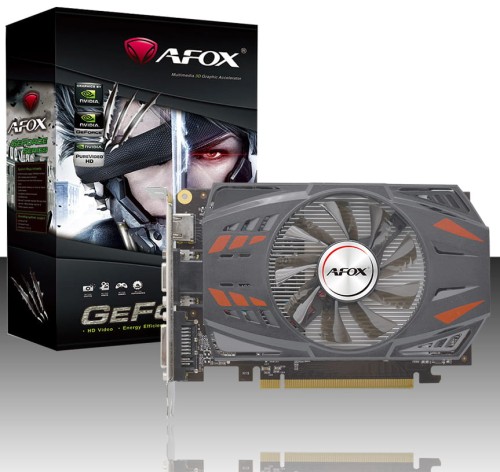 AFOX GEFORCE GT730 2GB GDDR5 128BIT DVI HDMI VGA ATX FAN AF730-2048D5H5 - 1133344