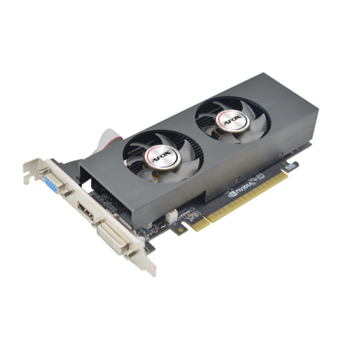 AFOX GEFORCE GTX750 4GB GDDR5 128BIT DVI HDMI VGA LP DUAL V2 AF750-4096D5L4-V2 - 1133424