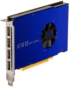 Karta graficzna AMD Radeon Pro WX 5100 8GB GDDR5, 4x DisplayPort, 75W, PCI Gen3 x16