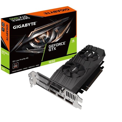 Karta VGA Gigabyte GeForce GTX 1650 D6 OC Low Profile 4G 4GB GDDR6 128bit DVI+2xHDMI+DP PCIe3.0 - 971308
