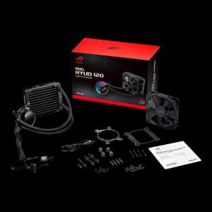 ASUS ROG RYUO 120 Procesor Chłodnica cieczy all-in-one 12 cm Czarny 1 szt.