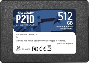 DYSK SSD PATRIOT 2.5" 512GB P210 SATA III Up to 520MBS/430MBS