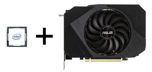 Zestaw: Procesor Intel i7-10700KF 5.00 GHz FC-LGA14A + Karta graficzna ASUS Phoenix GeF RTX 3060 V2 12G - 1142294