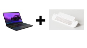 Lenovo IdeaPad Gaming 3 15IHU6 i5-11320H 15.6" FHD IPS 250nits AG 120Hz 8GB DDR4 3200 SSD512 GeForce GTX 1650 4GB NoOS Shadow Black+++++POUT Eyes10 - Ultralekka podstawka pod laptopa, kolor biały