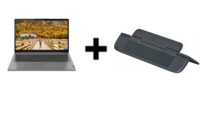 Lenovo IdeaPad 3 15ALC6 Ryzen 3 5300U 15.6" FHD IPS 300nits AG 8GB DDR4 3200 SSD512 AMD Radeon Graphics Win11 Arctic Grey+++++Eyes10 - Ultralekka podstawka pod laptopa szara