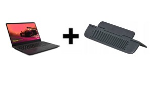 Lenovo IdeaPad Gaming 3 15ACH6 Ryzen 5 5600H 15.6" FHD IPS 250nits 16GB DDR4-3200 512GB SSD M.2 2280 PCIe 3.0x4 NVMe GeForce GTX 1650 4GB GDDR6 NoOs Shadow Black+++++Eyes10 - Ultralekka podstawka pod