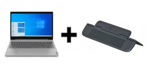 Lenovo IdeaPad 3 15ADA6 Athlon Silver 3050U 15.6" FHD IPS 300nits AG 8GB DDR4 2400 SSD512 AMD Radeon Graphics Win11 Arctic Grey+++++Eyes10 - Ultralekka podstawka pod laptopa szara