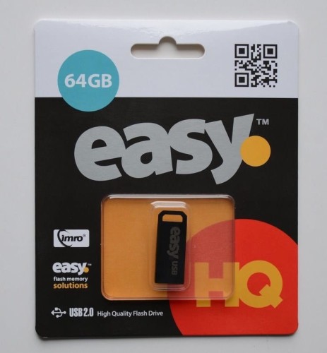 Pendrive IMRO EASY/64GB (64GB; USB 2.0; kolor biały) - 1237715