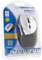 Mysz Esperanza Andromeda EM123S (optyczna; 2400 DPI; kolor srebrny) - 784329