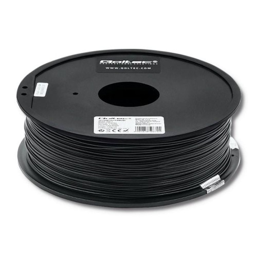 Filament Qoltec do druku 3D | PLA PRO | 1,75mm | 1kg | Black - 977204