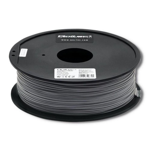 Filament Qoltec do druku 3D | ABS PRO | 1,75mm | 1kg | Grey - 977199