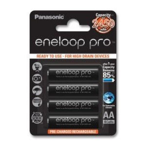 Akumulatorki Eneloop Pro Panasonic AA 2450mAh 4 SZT
