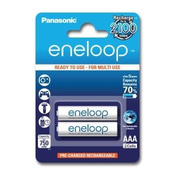 Akumulatorki Eneloop Panasonic AAA 750mAh 2 SZT - 675775