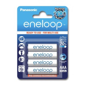 Akumulatorki Eneloop Panasonic AAA 750mAh 4 SZT