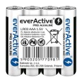 EVERACTIVE BATERIE ALKALICZNE PRO ALKALINE R03, AAA, SHRINK 4SZT , 1250 MAH, WYSOKA WYDAJNOŚĆ, LR03PRO4T - 1013708
