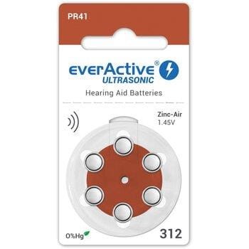 Baterie do aparatów słuchowych 312 / PR41 everActive ULTRASONIC 312- 6 sztuk - 968924