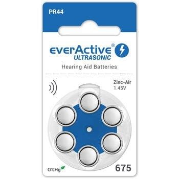 Baterie do aparatów słuchowych 675 / PR44 everActive ULTRASONIC 675- 6 sztuk - 968926