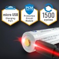 EVERACTIVE AKUMULATOR 18650 3,7V LI-ION 3200MAH MICRO USB Z ZABEZPIECZENIEM FWEV1865032MBOX - 893398