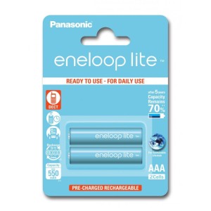 Akumulatorki Eneloop Panasonic Lite AAA 550mAh 2 SZT